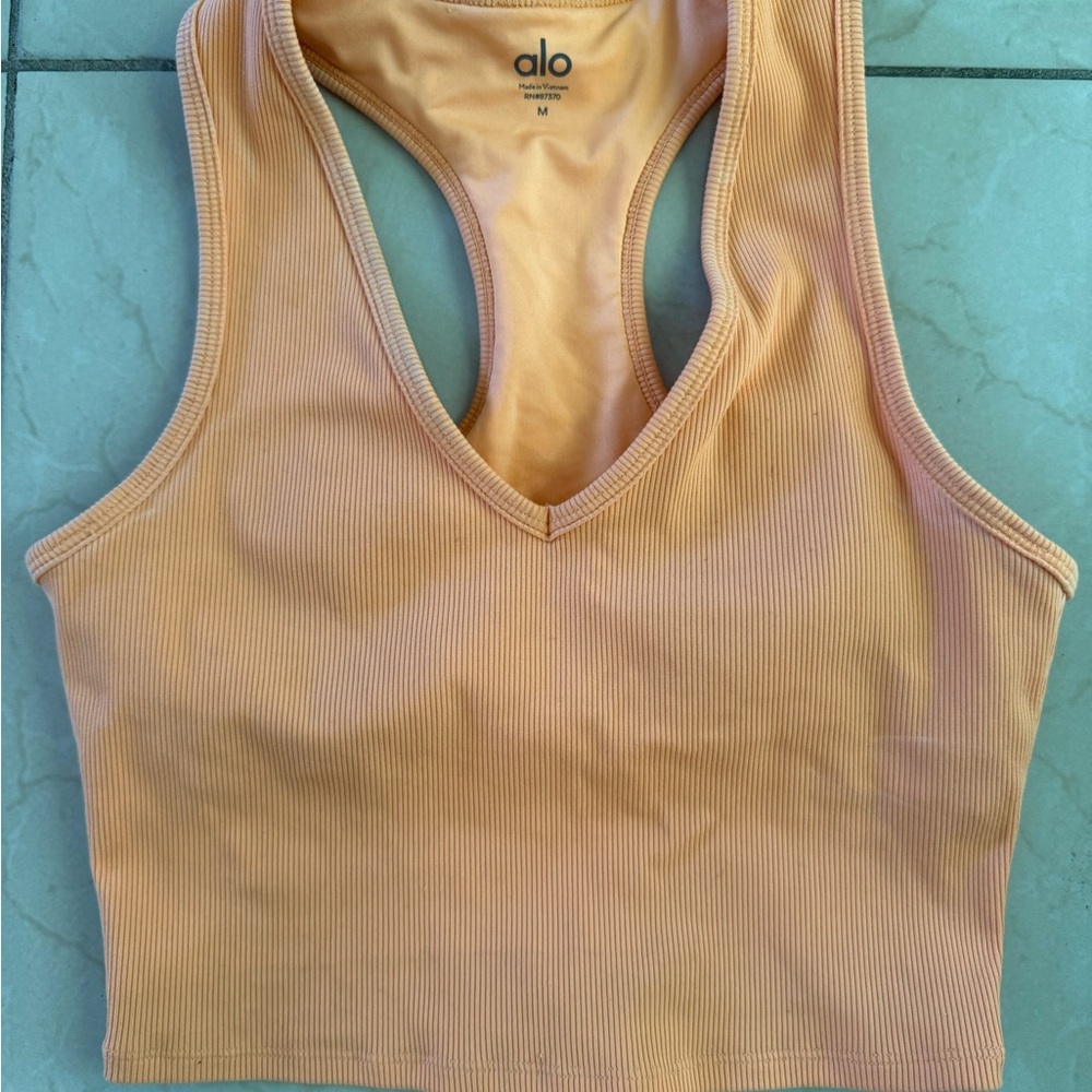 Alo Orange Tank Top